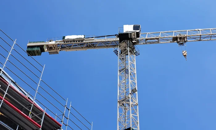 Liebherr 250 EC-B tower crane.